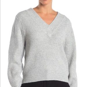 Catherine Malandrino chunky v neck knit sweater